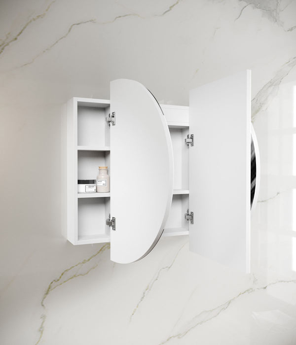 LED Bondi Shaving Cabinet Matte white 1200 X 750