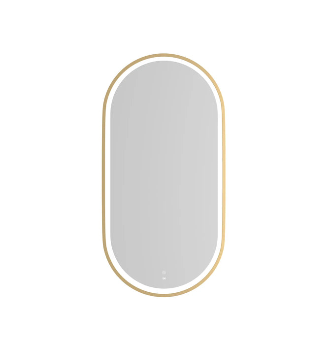 LED Noosa Metal Frame Mirror GOLD