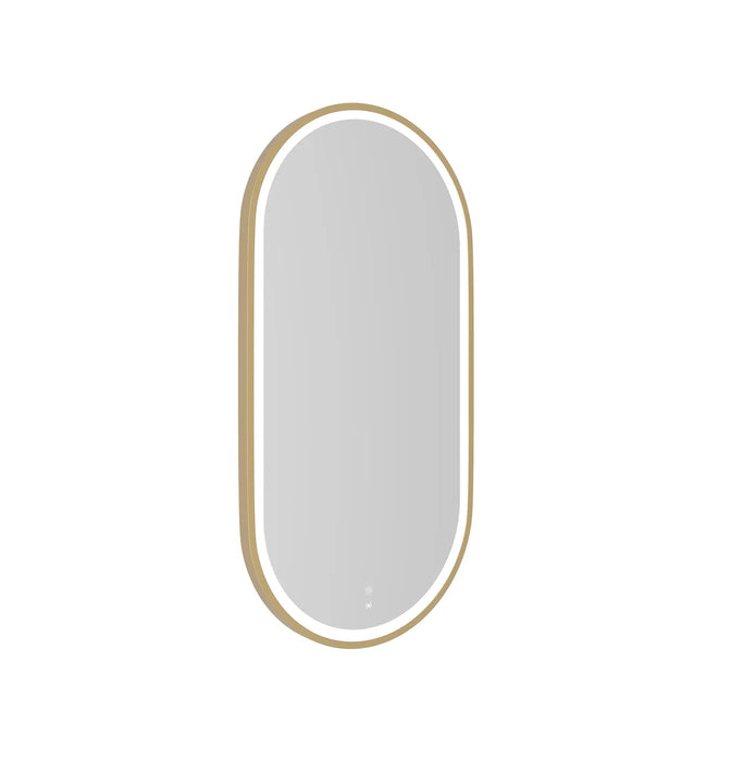 LED Noosa Metal Frame Mirror GOLD