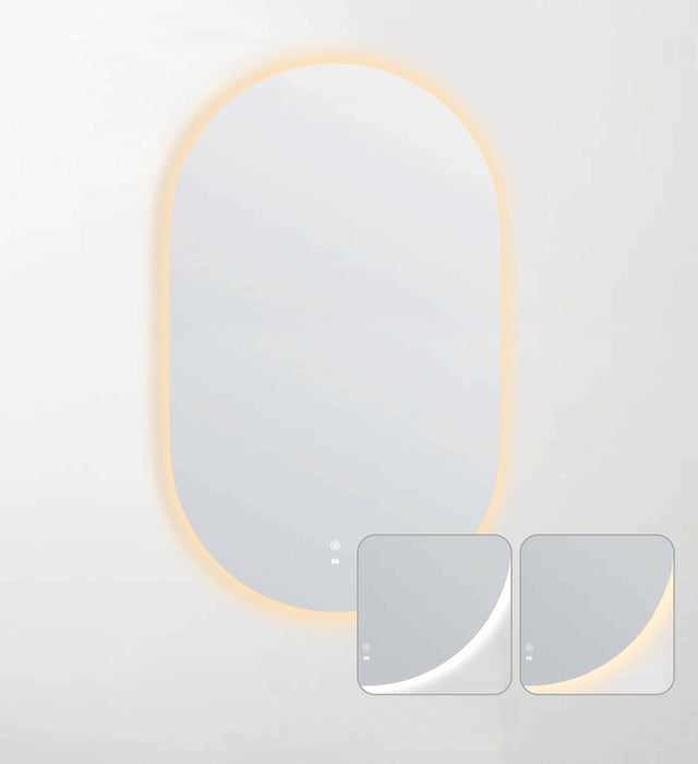 LED Noosa Oval Frameless Mirror 1200x700mm
