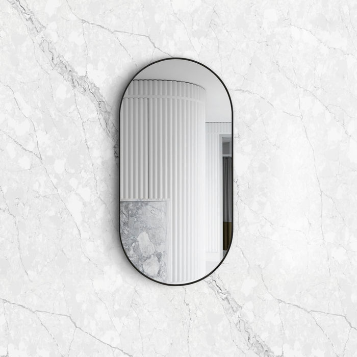 Noosa Oval Framed Black Mirror 1200x600