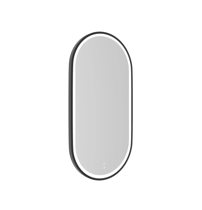 Noosa LED Metal Frame Mirror Black