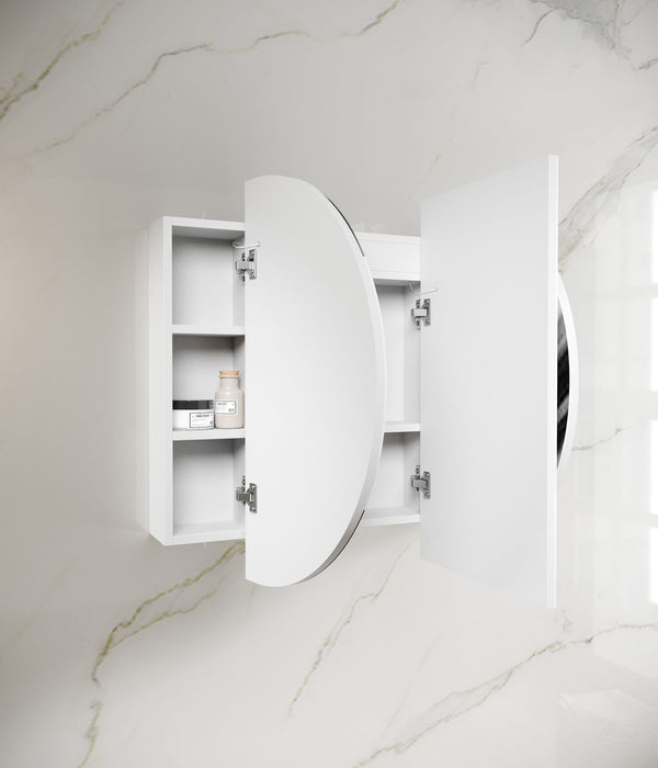 LED Bondi Shaving Cabinet Matte white 1200 x 750mm
