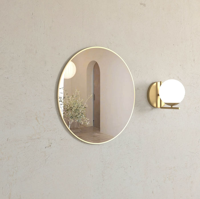 London Brush Gold Mirror 700mm
