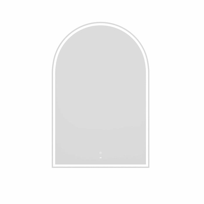 LED Archie Metal Frame Mirror White 1200x800mm
