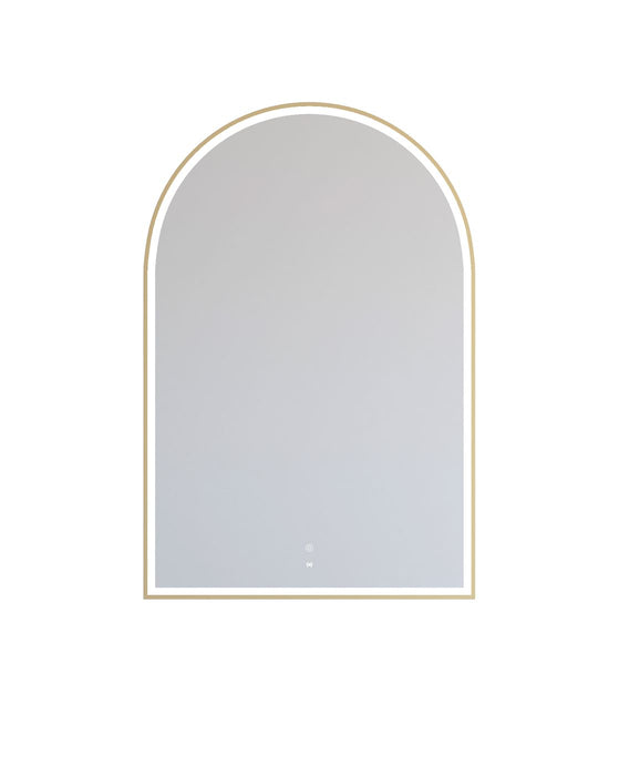 LED Archie Metal Frame Mirror Gold 1200x800mm
