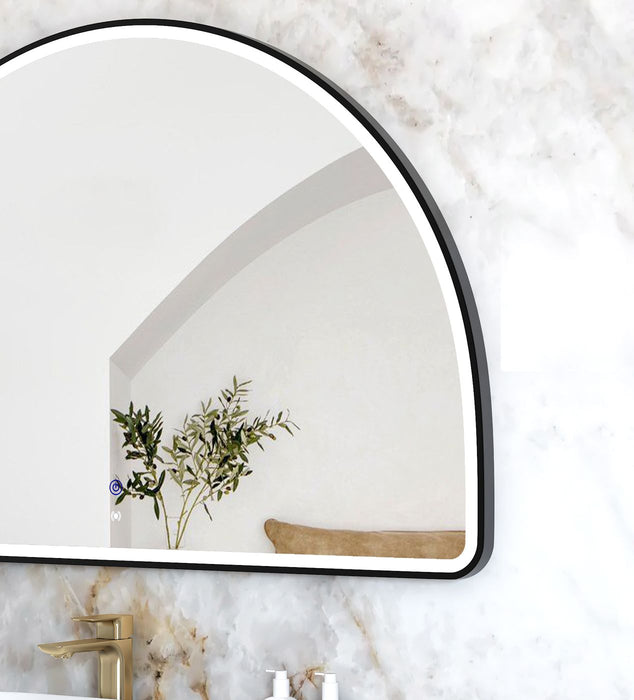 Moonlight Archie LED Black Metal Frame Mirror 1000x1500mm