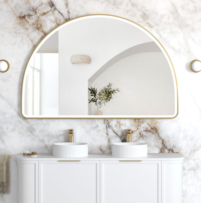 Moonlight Archie LED Gold Metal Frame Mirror 1000x1500mm