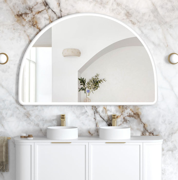 Moonlight Archie LED White Metal Frame Mirror 1000x1500mm