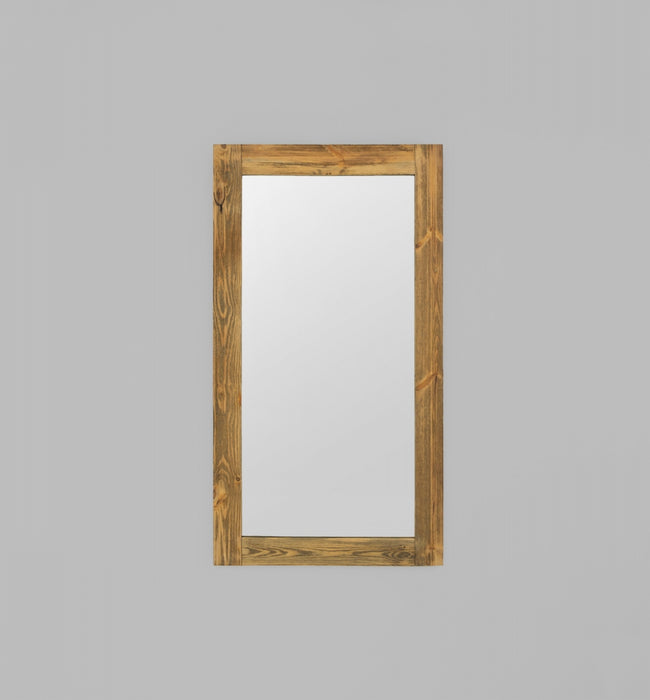 Rustic Timber Bleech Mirror