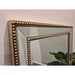 Beaded Champagne Gold Mirror